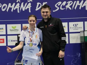 Amalia Stan, campioană națională la juniori pentru a treia oară la sabie feminin - FOTO: FRS