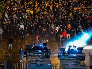 59 de suporteri și polițiști au fost răniți în timpul violențelor provocate de meciul Bulgaria - Ungaria Foto: profimediaimages.ro