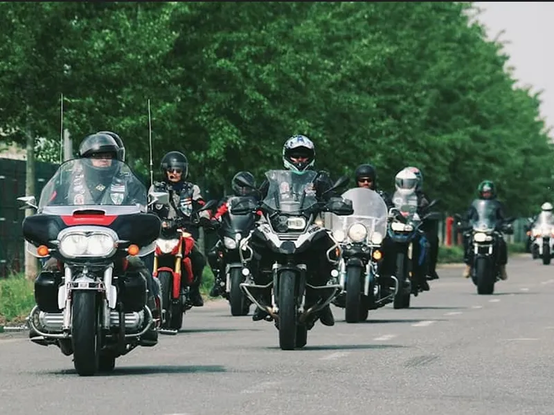 Motocicliști militari Green Knights România 1/foto: facebook.com/greenknightsromania1