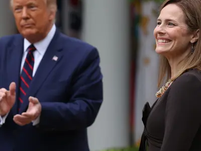 Donald Trump a propus-o pe Amy Coney Barrett judecător la Curtea Supremă/ FOTO: Guliver/Getty Images