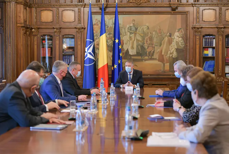 Președintele Iohannis îi primește la Cotroceni pe premierul spaniol și președintele Estoniei/FOTO: presidency.ro