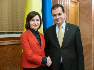 Maia Sandu și Ludovic Orban