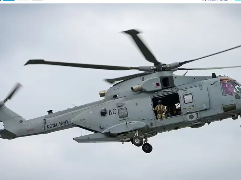 Merlin, elicopter de vânătoare/foto: uk defence ministry