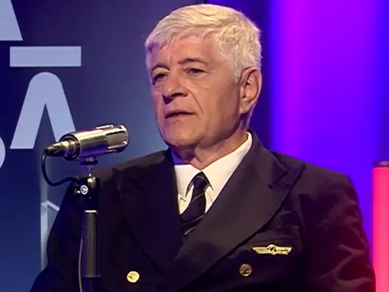 Cezar Osiceanu, pilot comandant la TAROM Foto: Digi24