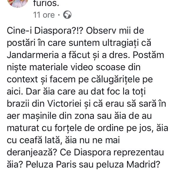 Postare Cristian Bîrdac