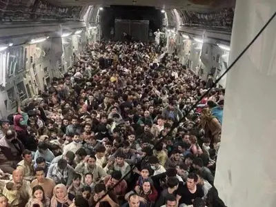 Pentagonul dezvăluie câți afgani s-au aflat în avionul C-17/Foto: yahoo