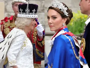 Regina Camilla și prințesa Kate Foto Colaj Profimedia Images