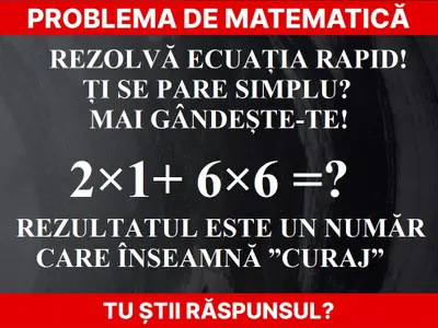 Problemă de matematică Foto: Newsweek