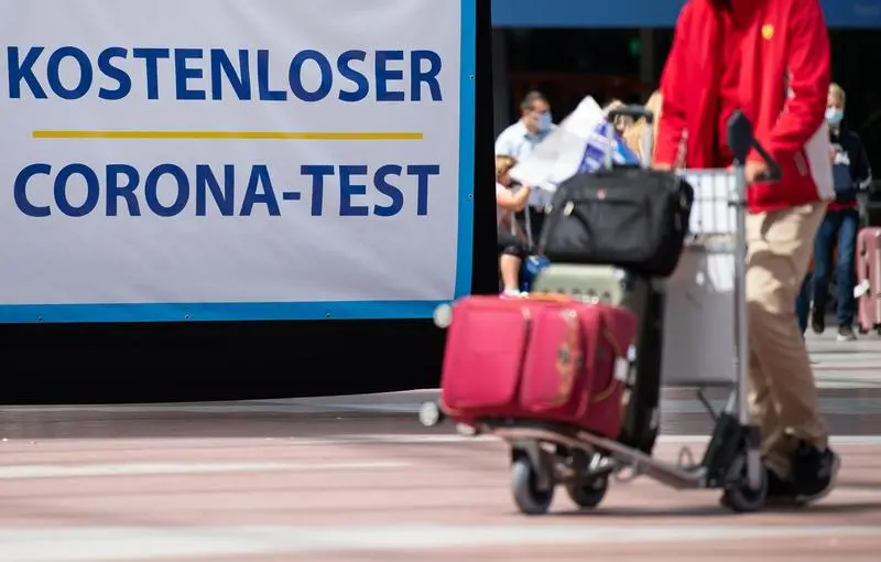 Aeroport german în vremea pandemiei/FOTO: hotnews.ro